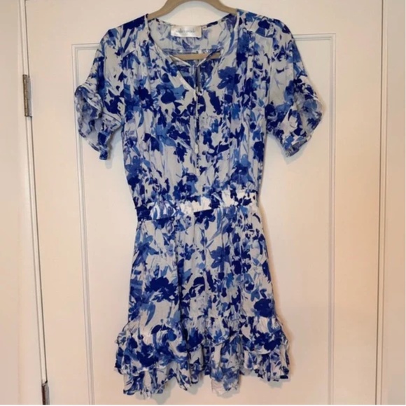 Walker and Wade Blue Floral Dress - Picture 1 of 3